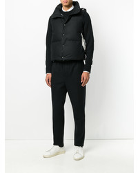 Мужская черная куртка без рукавов от Moncler Gamme Bleu