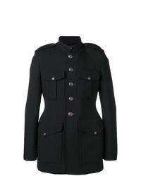 Мужская черная куртка в стиле милитари от Balenciaga