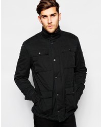 Мужская черная куртка в стиле милитари от Ben Sherman