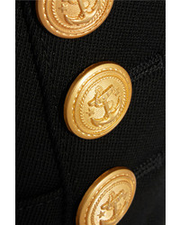 Черная куртка в стиле милитари от Saint Laurent
