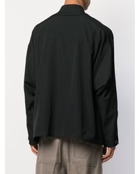 Мужская черная куртка в стиле милитари от Yohji Yamamoto
