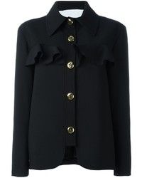 Черная куртка в стиле милитари от Francesco Scognamiglio