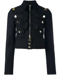 Черная куртка в стиле милитари от Givenchy