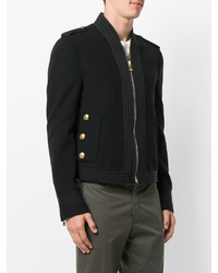 Мужская черная куртка в стиле милитари от Dolce & Gabbana