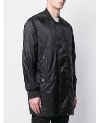 Мужская черная куртка в стиле милитари от Rick Owens DRKSHDW