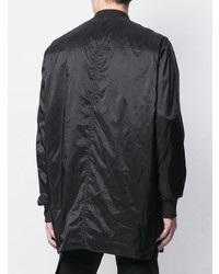 Мужская черная куртка в стиле милитари от Rick Owens DRKSHDW