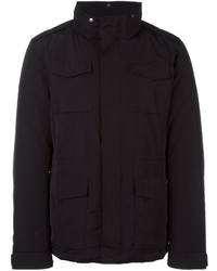 Мужская черная куртка в стиле милитари от Woolrich