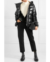 Женская черная куртка-пуховик от Moncler Genius