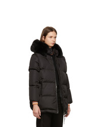 Женская черная куртка-пуховик от Moncler Genius