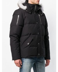 Мужская черная куртка-пуховик от Moose Knuckles