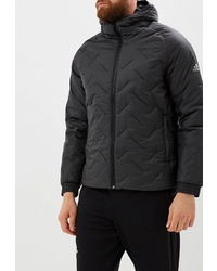 Мужская черная куртка-пуховик от adidas