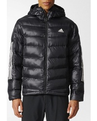Мужская черная куртка-пуховик от adidas