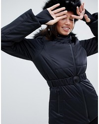 Женская черная куртка-пуховик от ASOS 4505