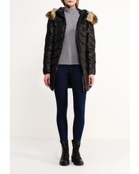 Женская черная куртка-пуховик от B.Style