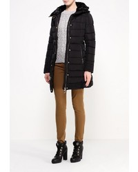 Женская черная куртка-пуховик от B.Style