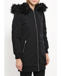 Женская черная куртка-пуховик от B.Style