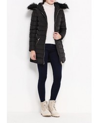 Женская черная куртка-пуховик от B.Style