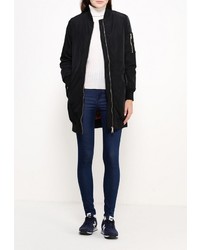 Женская черная куртка-пуховик от B.Style