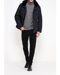 Мужская черная куртка-пуховик от Baon