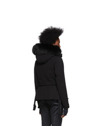 Женская черная куртка-пуховик от Moncler Grenoble