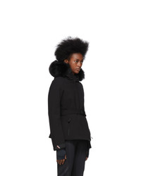 Женская черная куртка-пуховик от Moncler Grenoble