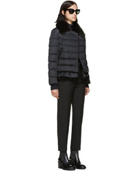 Женская черная куртка-пуховик от Moncler