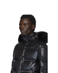Мужская черная куртка-пуховик от Fendi
