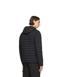 Мужская черная куртка-пуховик от Stone Island