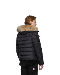 Мужская черная куртка-пуховик от Parajumpers