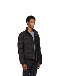 Мужская черная куртка-пуховик от Prada