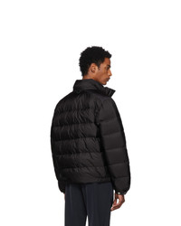 Мужская черная куртка-пуховик от Prada