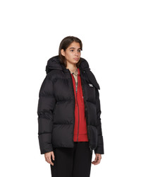 Женская черная куртка-пуховик от Burberry