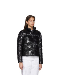 Женская черная куртка-пуховик от Champion Reverse Weave