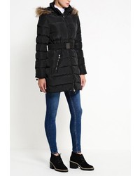 Женская черная куртка-пуховик от By Swan