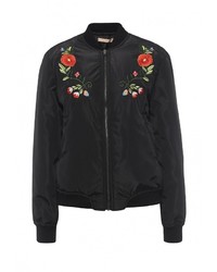 Женская черная куртка-пуховик от By Swan