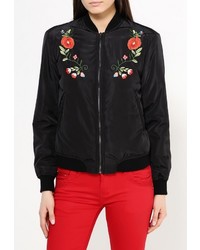 Женская черная куртка-пуховик от By Swan