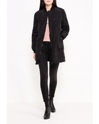 Женская черная куртка-пуховик от By Swan