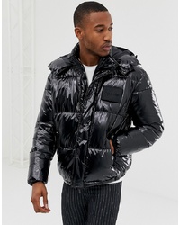 Мужская черная куртка-пуховик от Calvin Klein