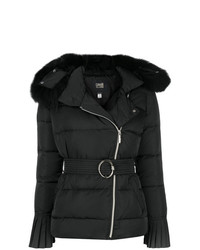 Женская черная куртка-пуховик от Cavalli Class