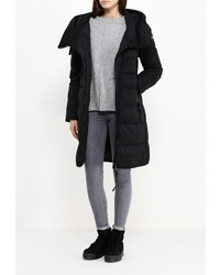 Женская черная куртка-пуховик от Clasna