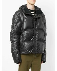 Мужская черная куртка-пуховик от Kru