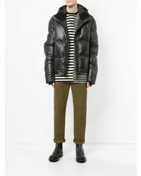 Мужская черная куртка-пуховик от Kru