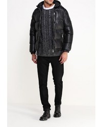 Мужская черная куртка-пуховик от Criminal Damage