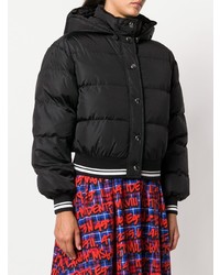Женская черная куртка-пуховик от MSGM