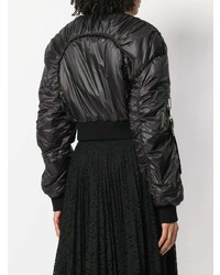 Женская черная куртка-пуховик от Versus