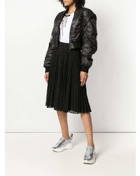 Женская черная куртка-пуховик от Versus