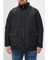 Мужская черная куртка-пуховик от D555