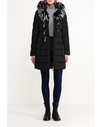 Женская черная куртка-пуховик от Design