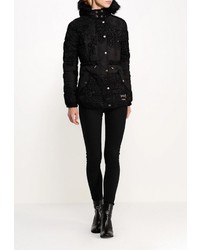 Женская черная куртка-пуховик от Desigual