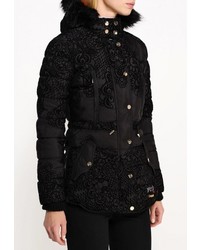 Женская черная куртка-пуховик от Desigual